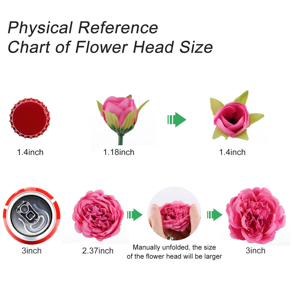 4 Bundles Artificial Peonies Silk Flowers, White Faux Peony Bouquet Florals Arrangements Decor for Farmhouse Home Boho Wedding Table Centerpiece, Fake Plastic Flowers Bulk Vase Decoration (White)