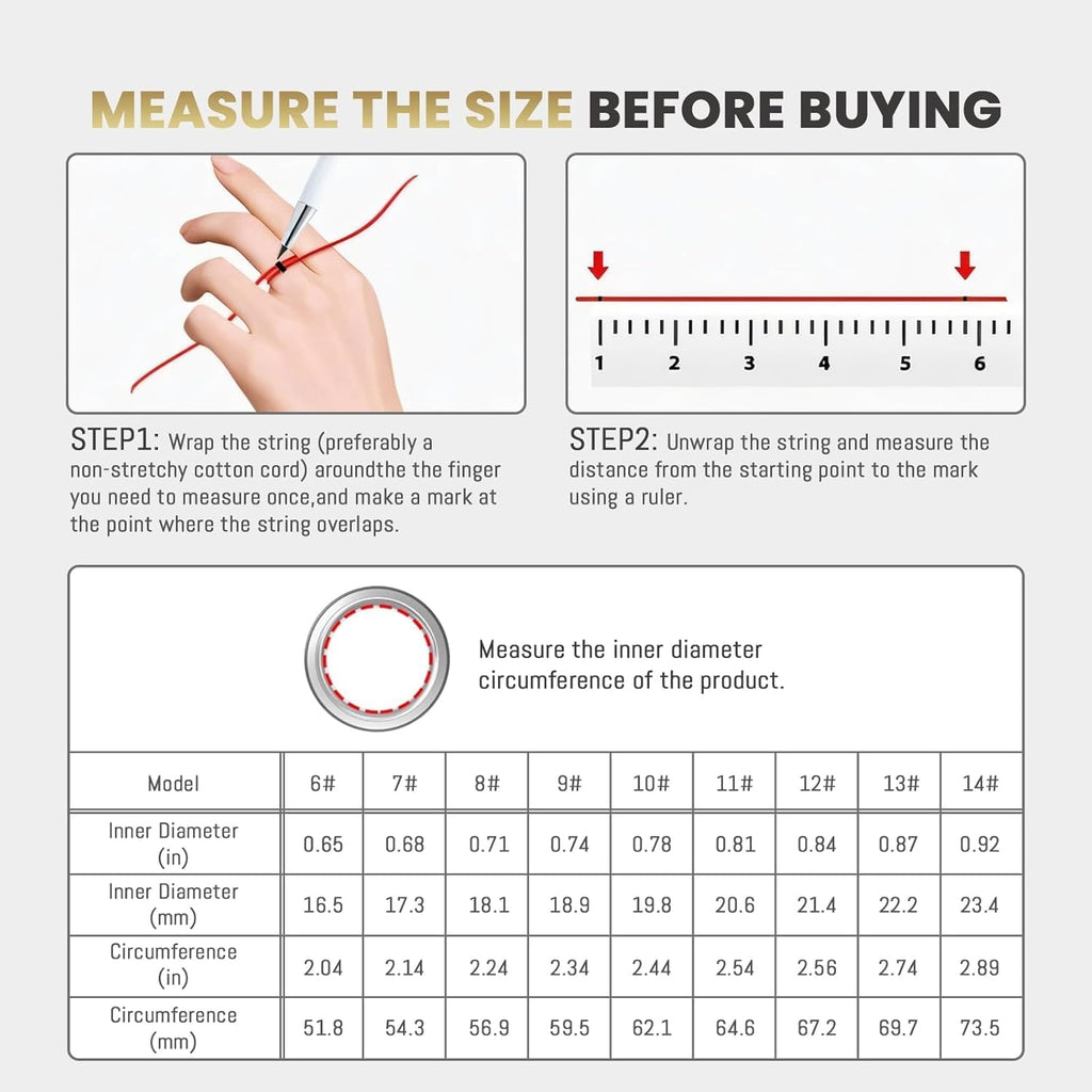 Smart Ring for Women Men, Health Tracker with Heart Rate/Blood Oxygen/Blood Pressure/Sleep Monitoring/Step Counting, IP68 Waterproof Fitness Ring, No App Fees for iPhone & Android (Black, 8#)