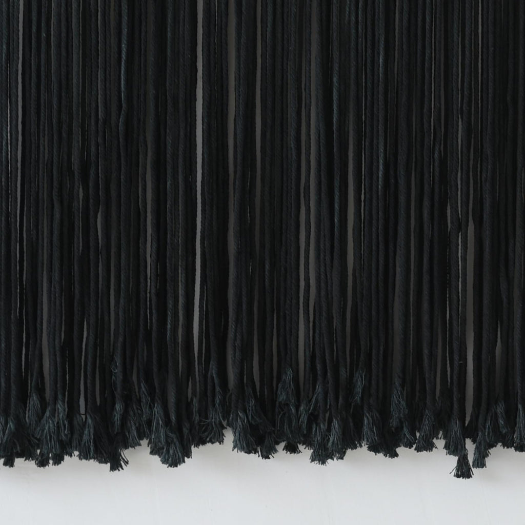 Flber Macrame Wall Hanging Tie-Dye Geometric Decor Large Scale Wall Art Statement Bohemian Yarn Tapestry Home Wall Decor 59''W*35''L