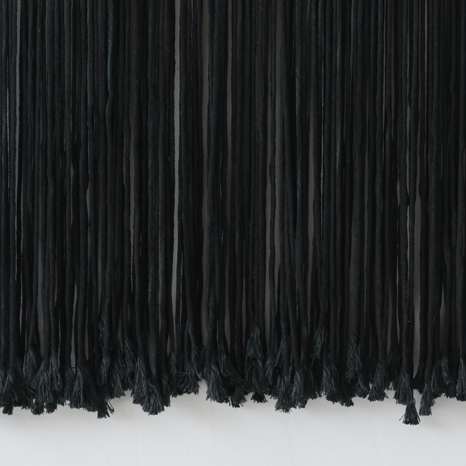 Flber Macrame Wall Hanging Tie-Dye Geometric Decor Large Scale Wall Art Statement Bohemian Yarn Tapestry Home Wall Decor 59''W*35''L