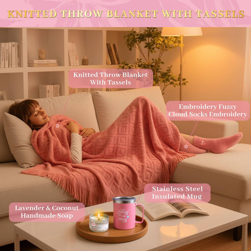 Self Care Gifts for Women Get Well Soon Gift Baskets,Christmas Birthday Gifts for Women Spa Care Package,Thank You Thinking of You Sympathy Gift Box for Mom, Her, Friend, Sister, Wife