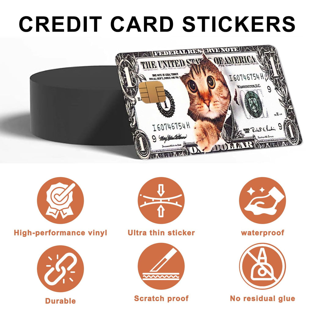 4PCS Debit Card Skin Sticker, Only Dads Debit Card Sticker,Funny Debit Card Skin Sticker Cover for Debit Credit Cards,Cute Waterproof Skins Cover for Bank, EBT, Key, Transportation, ID(Only Dad)