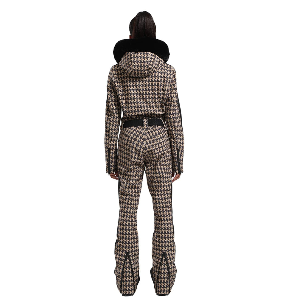 IMPHUT Women's One Piece Ski Suits Slim Waterproof Jumpsuits Windproof Snowsuit Insulated Ski Jumpsuit Skiing Sports