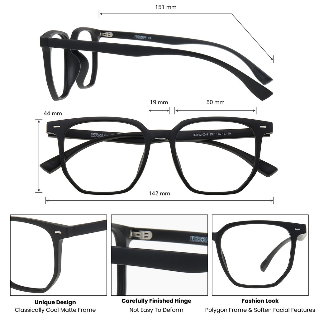 GUDVUE Blue Light Glasses, Computer/Gaming/TV/Phones Glasses for women, Anti Glare/UV400/Eye Strain