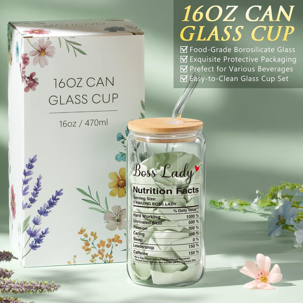 Bosses Day Gifts for Women, Best Boss Lady Gifts for Women, Unique Appreciation Thank You Christmas Birthday Gift Baskets for Boss Female, Going Away Leaving Bosses Gift Set w/Canvas Tote Bag