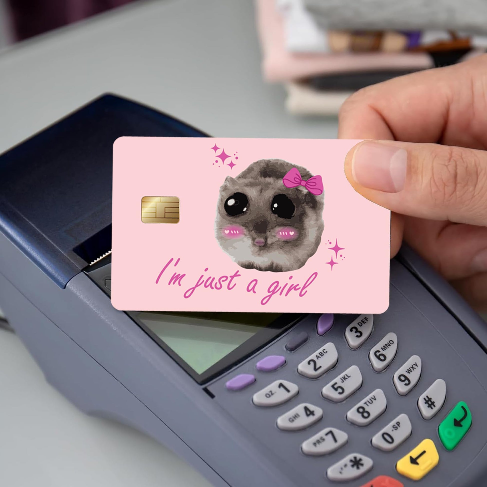 8Pcs Credit Card Skin Sticker, Funny Debit Card Skin Sticker Cover, Durable Vinyl Stickers for Debit Credit Cards, Cute Waterproof Skins Cover for Bank, EBT, Key, Transportation, ID (Poker)