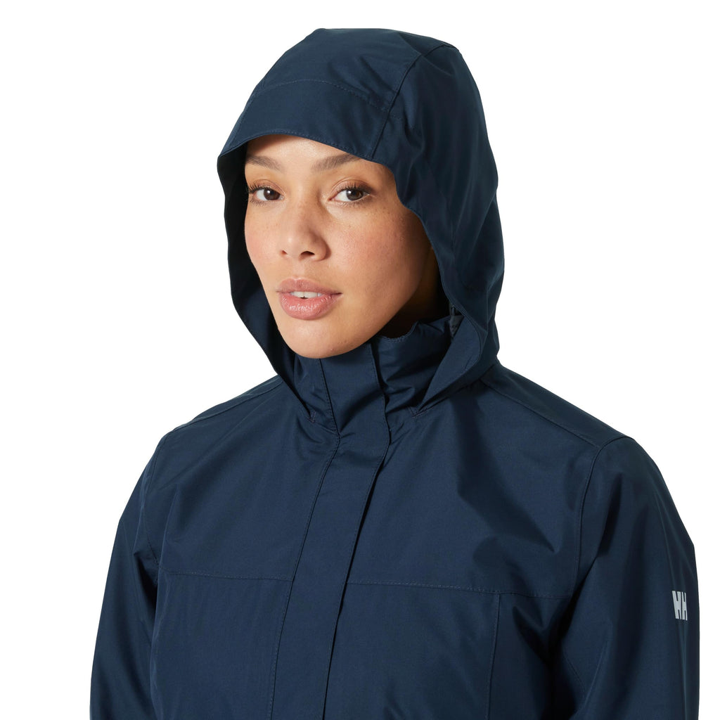 Helly-Hansen Womens Aden Waterproof Breathable Hooded Long Rain Jacket