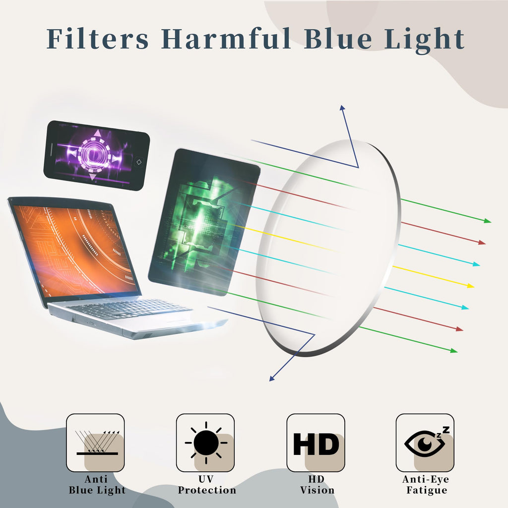 FEISEDY Fashion Cat Eye Blue Light Blocking Glasses for Women Fake Retro Eyeglasses Oversized Stylish Eyewear Frame B0240