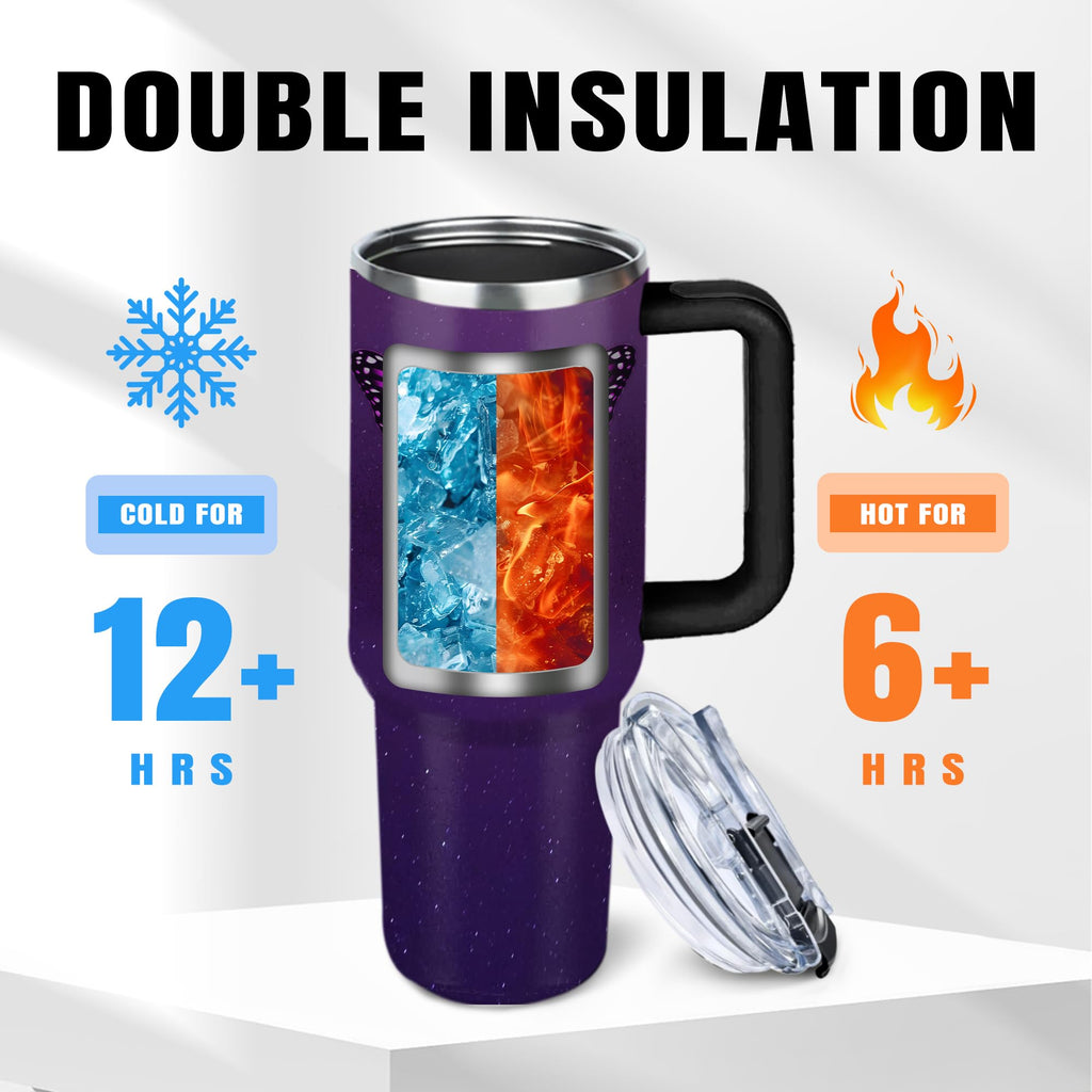 Christian Gifts for Women, 40 oz I Can Do All Things Christ Tumbler With Handle, Inspirational Religious Birthday Gifts for Faith Cup, Christian Jesus God Bible Verse Pastor Prayer Gift for Christmas