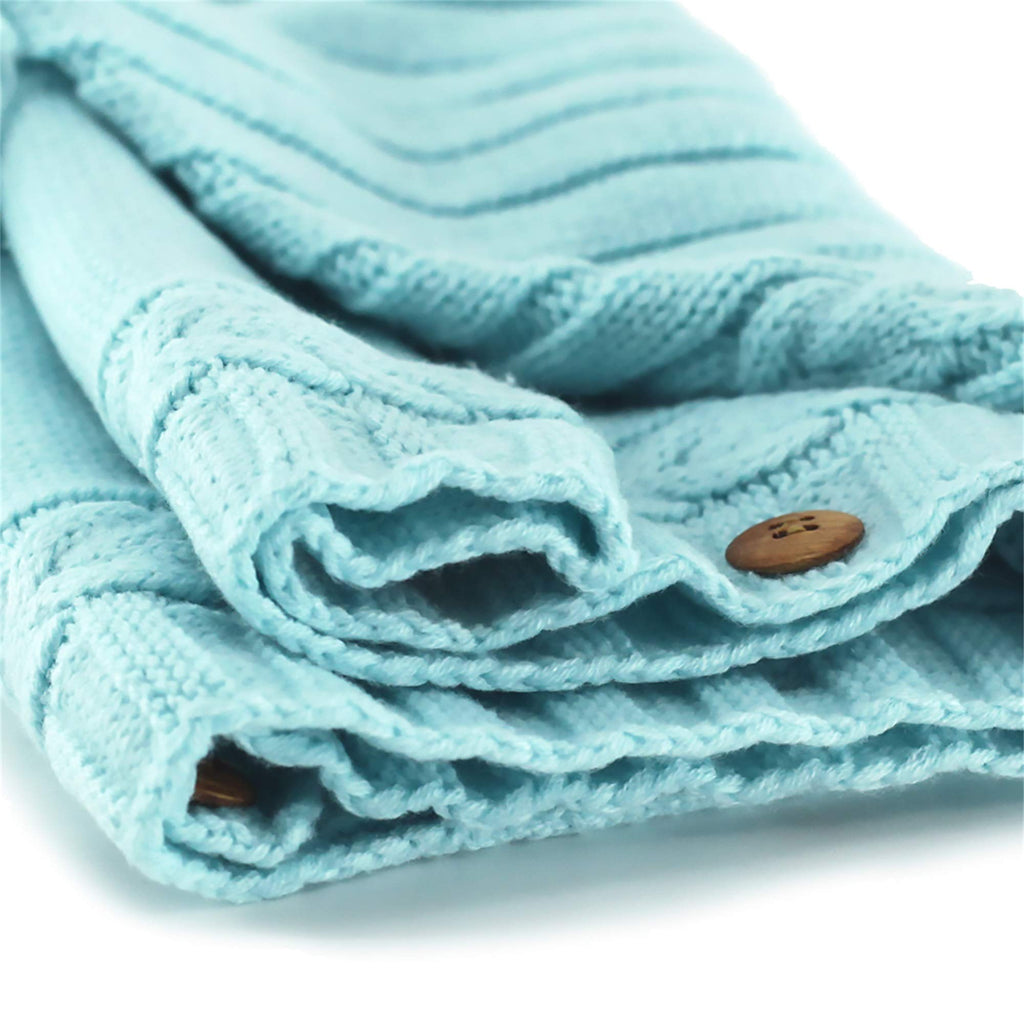 XMWEALTHY Newborn Baby Wrap Swaddle Blanket Knit Sleeping Bag Sleep Sack Stroller Wrap for Baby(Beige) (0-6 Month)