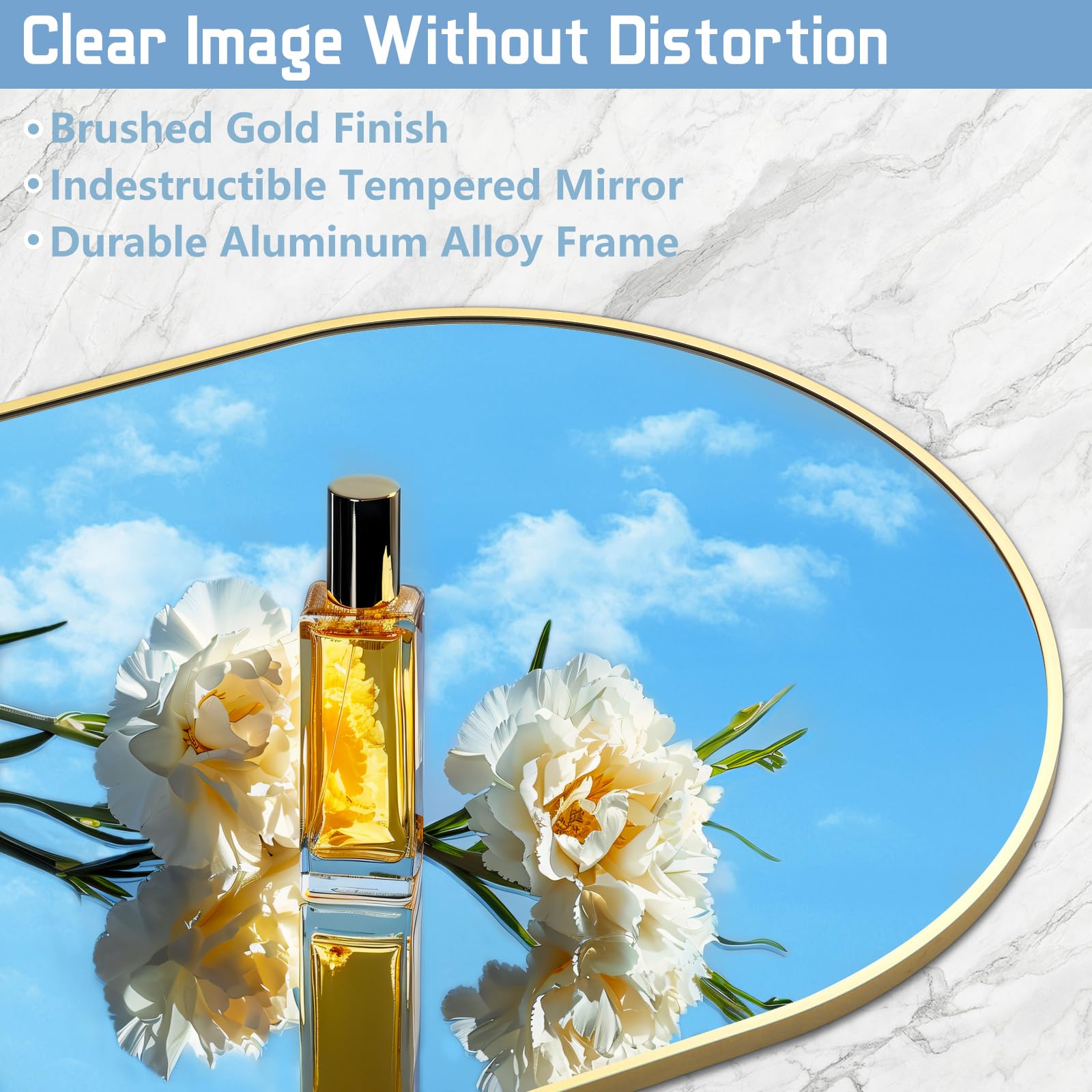 Oversized Floor Mirror Full Length with Stand, 72"X44" Extra Large Arch Standing Mirror Full Length, Tempered Glass Black Full Body Mirror for Bedroom Living Room, Aluminum Alloy Frame