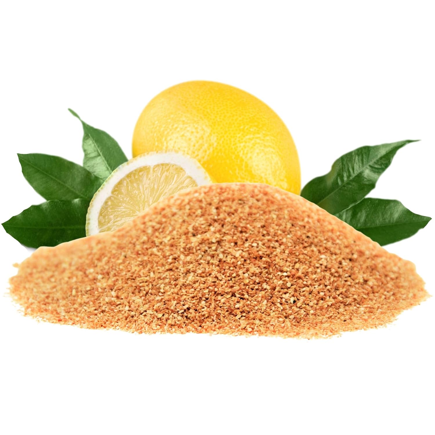 Gourmet Granulated Lemon Peel By Its Delish – 40 OZ Jumbo Reusable Container – 100% Natural Lemon Peel Granules Great Zest for Tea, Cooking, Baking, Flavoring, Seasoning – Kosher OU, Vegan