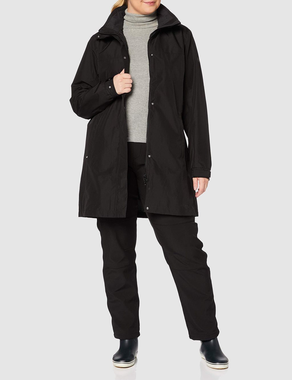 Helly-Hansen Womens Aden Waterproof Breathable Hooded Long Rain Jacket