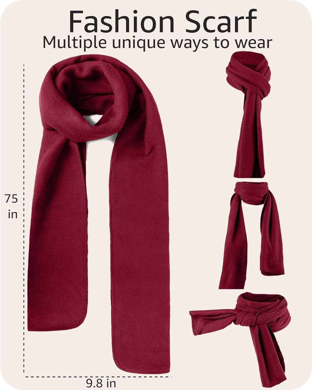 boxed-gifts Women's Warm Fleece Winter - Women's Hat and Glove Set + Hats Gloves Scarves for Women