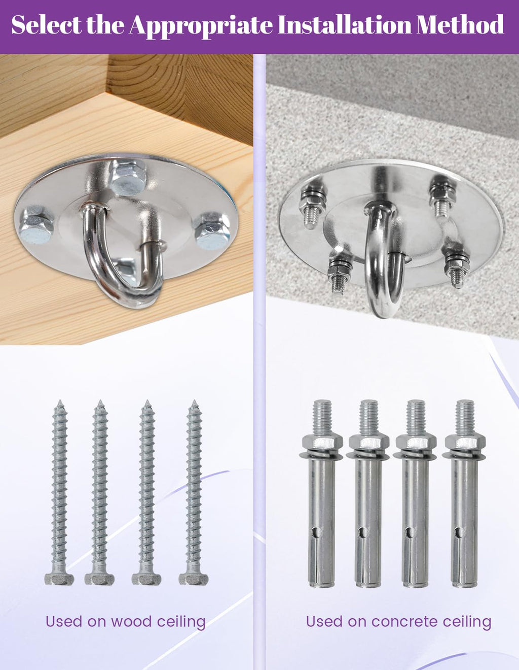 Aerial Lyra Hoop Kit (85cm/90cm), 32mm Thick, Maximum Load 460 LBS, Yoga Equipment Set with Hardware Kit for Yoga Dance, Aerial Fitness