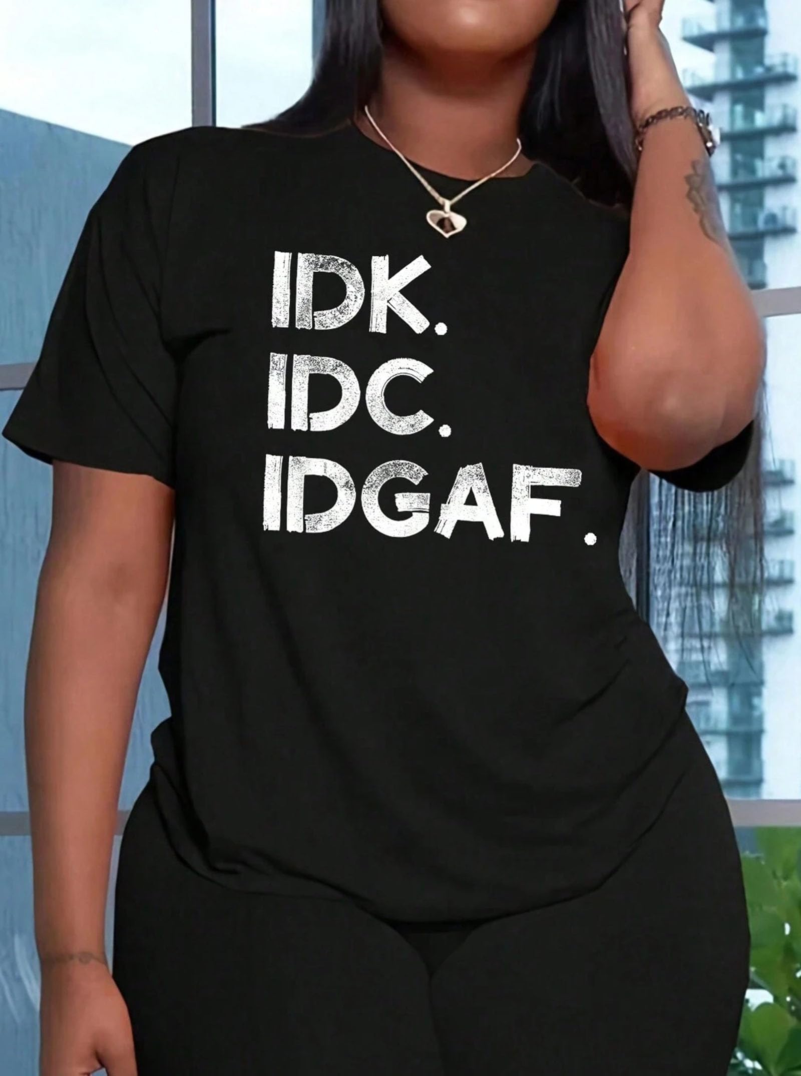 Hilinker Women's Funny Graphic Tees Casual Loose Summer Cute Tops Short Sleeve T Shirts