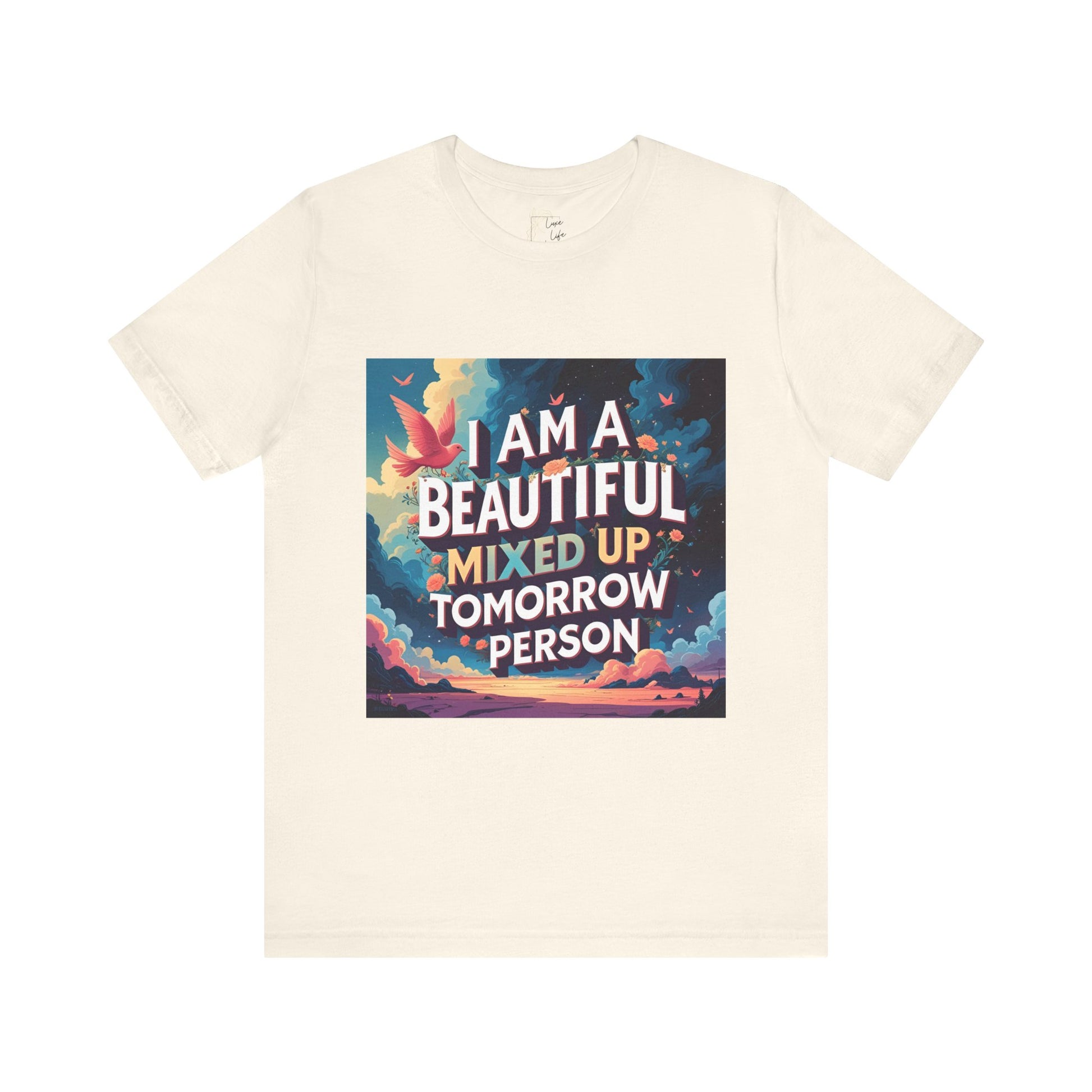 Luxe Life Quote Tee - "Tomorrow Person" T-Shirt, Cute Gift, Casual Wear, Summer Outfit, statement Top