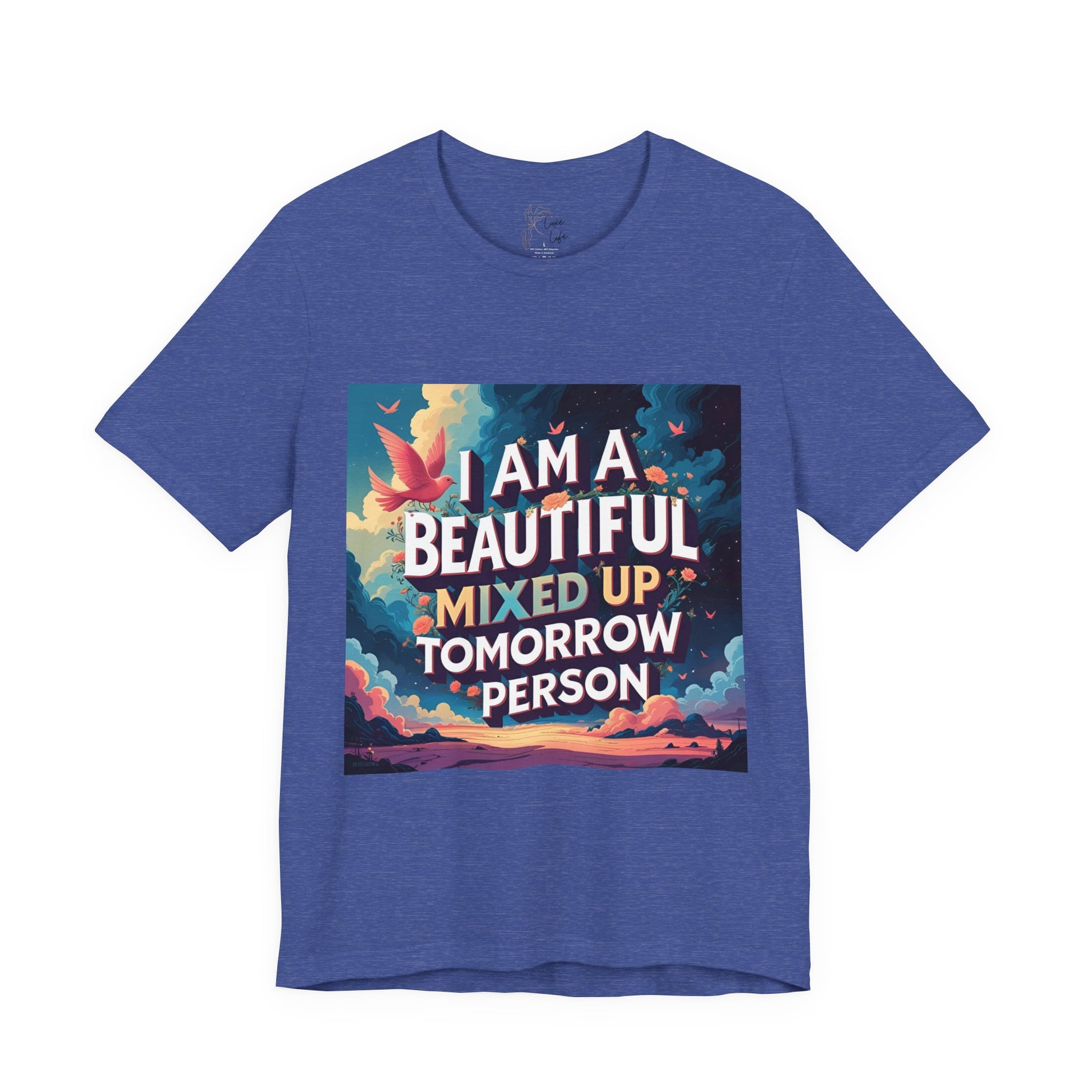 Luxe Life Quote Tee - "Tomorrow Person" T-Shirt, Cute Gift, Casual Wear, Summer Outfit, statement Top