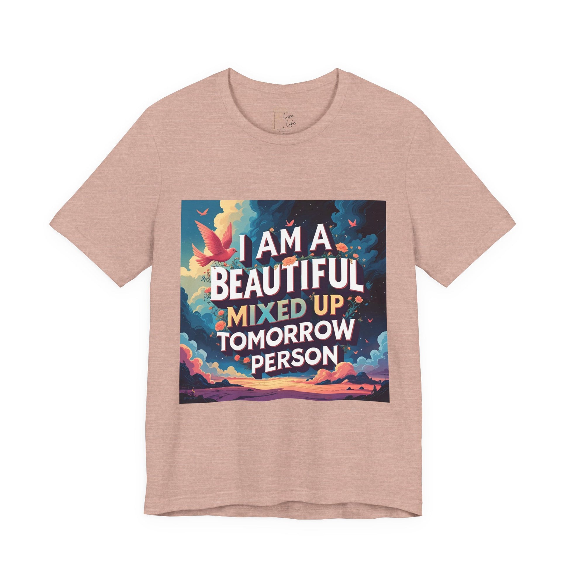 Luxe Life Quote Tee - "Tomorrow Person" T-Shirt, Cute Gift, Casual Wear, Summer Outfit, statement Top