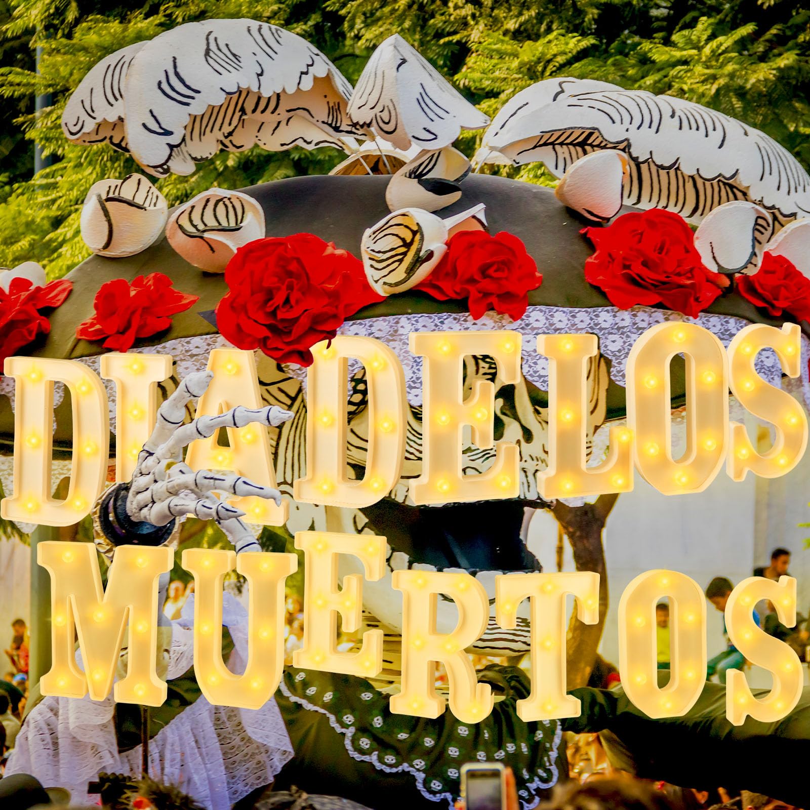 11 Pcs Happy Kwanzaa Large LED Letter Sign LED Lights Battery Powered Table Decorations for Party Favor Light Centerpiece Tabletop Decoration