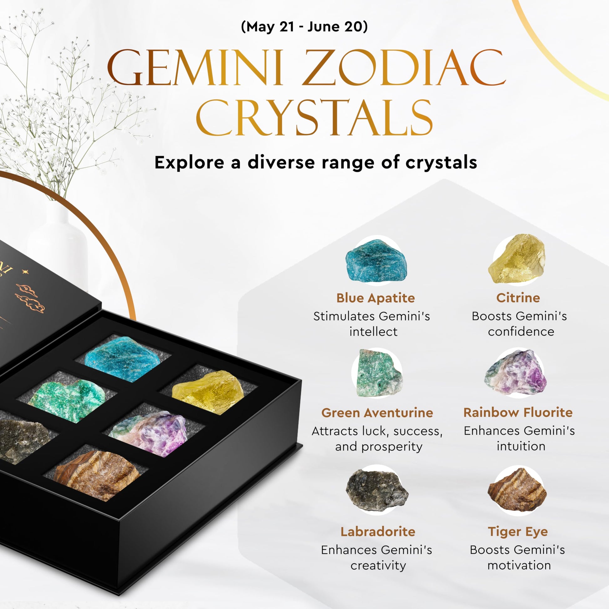 Bulk Crystals and Healing Stones 50 PCS - Real Mini Crystals for Spell Jars - Crystals for Witchcraft - Crystal Sets for Witchcraft Supplies - Real Crystal Witch Healing Crystals for Beginners Set