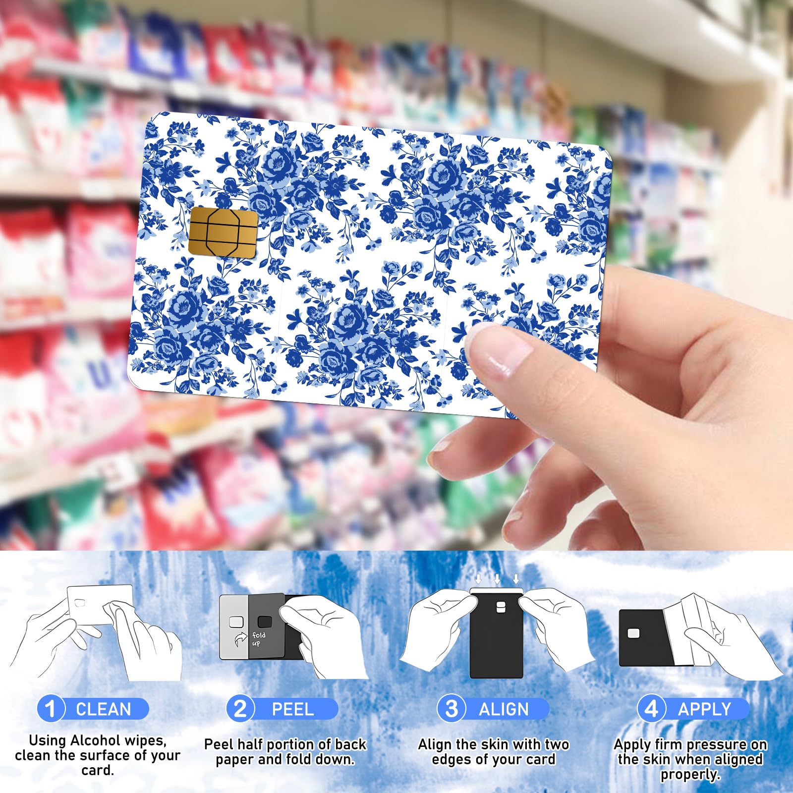 Credit Card Skin Stickers - 4 Pcs Black Women Debit Card Skin Stickers Cover Set, Affirmative Inspirational Black Girl Waterproof Removable Decals for DIY Transportation Cards