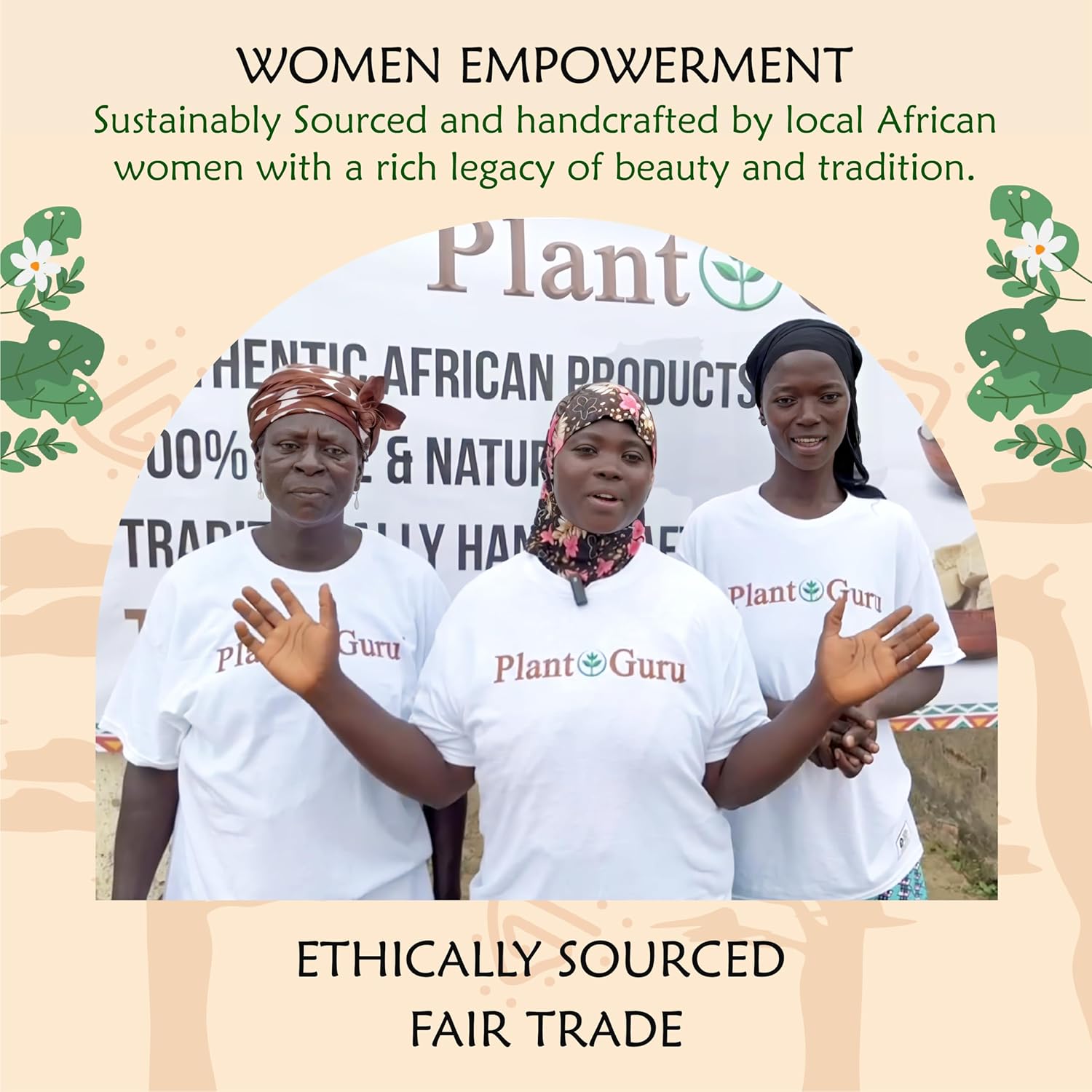 Plant Guru Raw African Shea Butter 8 oz. 100% Pure Natural Unrefined YELLOW - Ideal Moisturizer For Dry Skin, Body, Face And Hair Growth. Great For DIY Soap and Lip Balm Making.