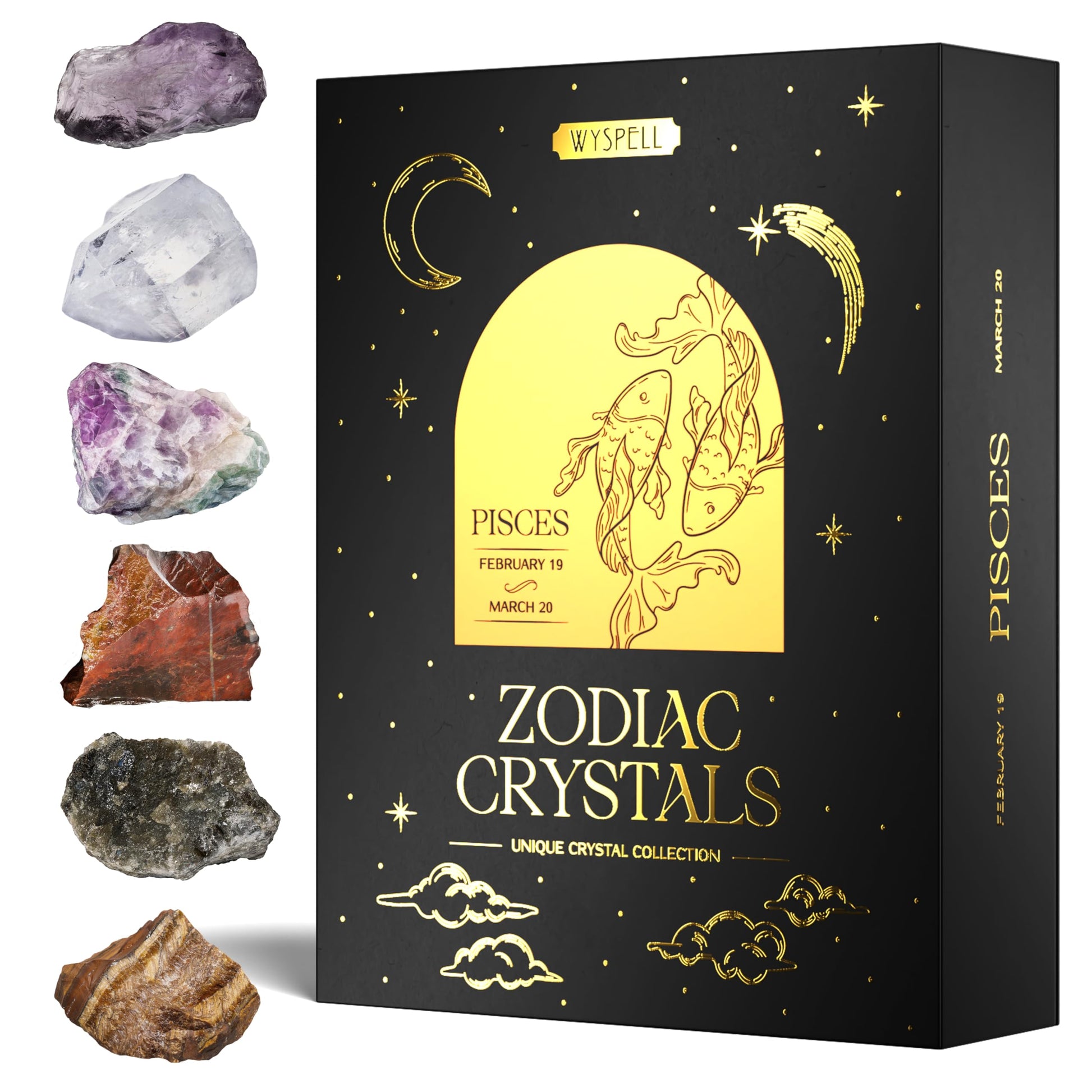 Bulk Crystals and Healing Stones 50 PCS - Real Mini Crystals for Spell Jars - Crystals for Witchcraft - Crystal Sets for Witchcraft Supplies - Real Crystal Witch Healing Crystals for Beginners Set