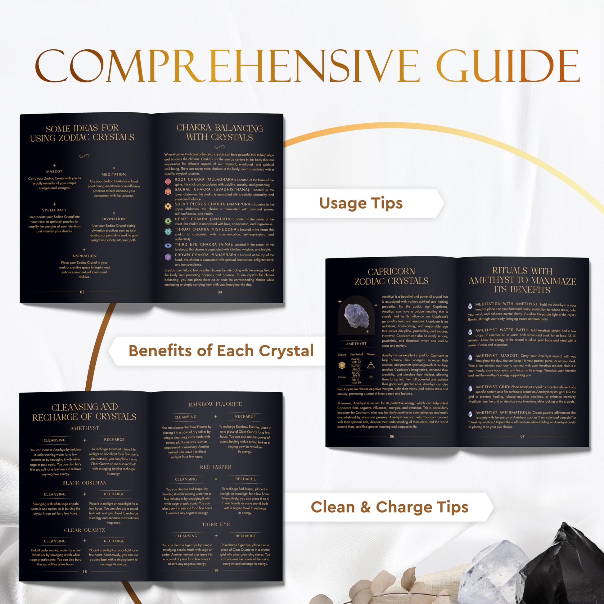 Bulk Crystals and Healing Stones 50 PCS - Real Mini Crystals for Spell Jars - Crystals for Witchcraft - Crystal Sets for Witchcraft Supplies - Real Crystal Witch Healing Crystals for Beginners Set