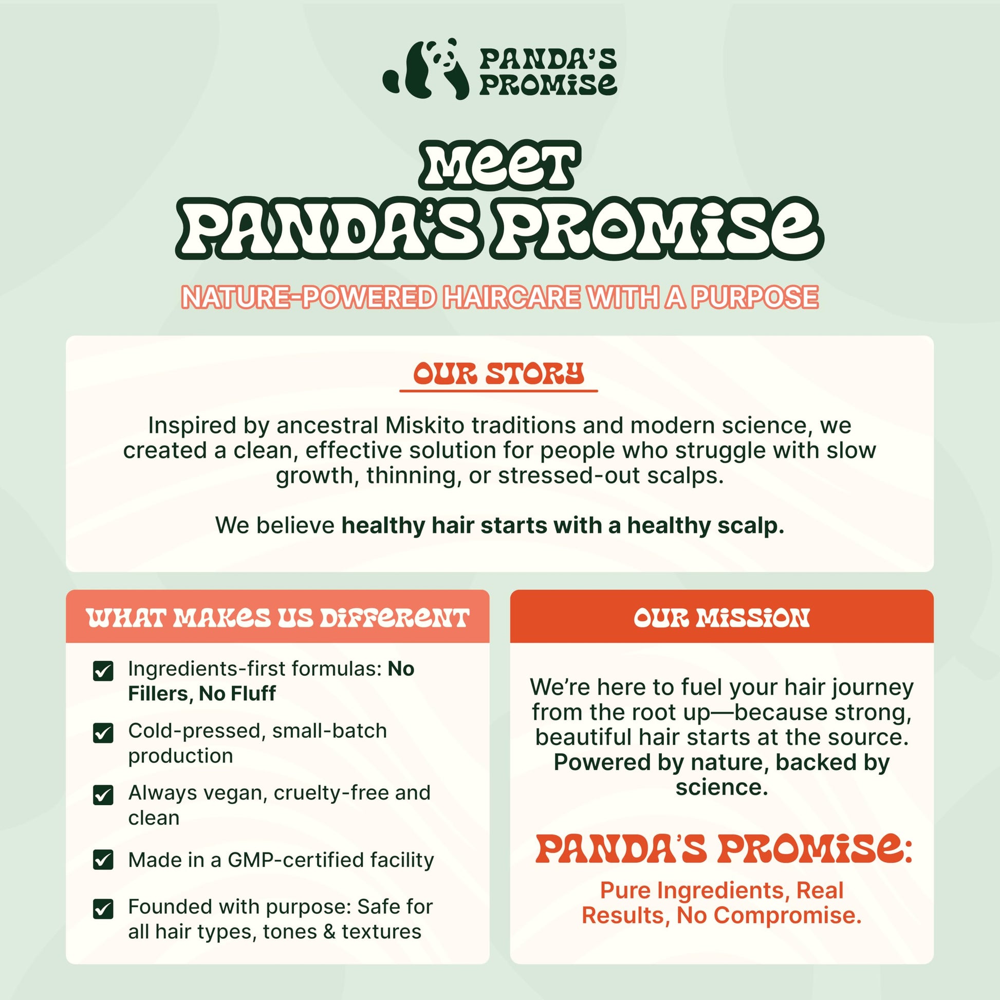 Panda's Promise Batana Oil for Hair Growth with Rosemary Oil, Jojoba Oil & Castor Oil- Natural Dry Scalp Treatment Product for Thinning (2 x 50ML = 100ML)