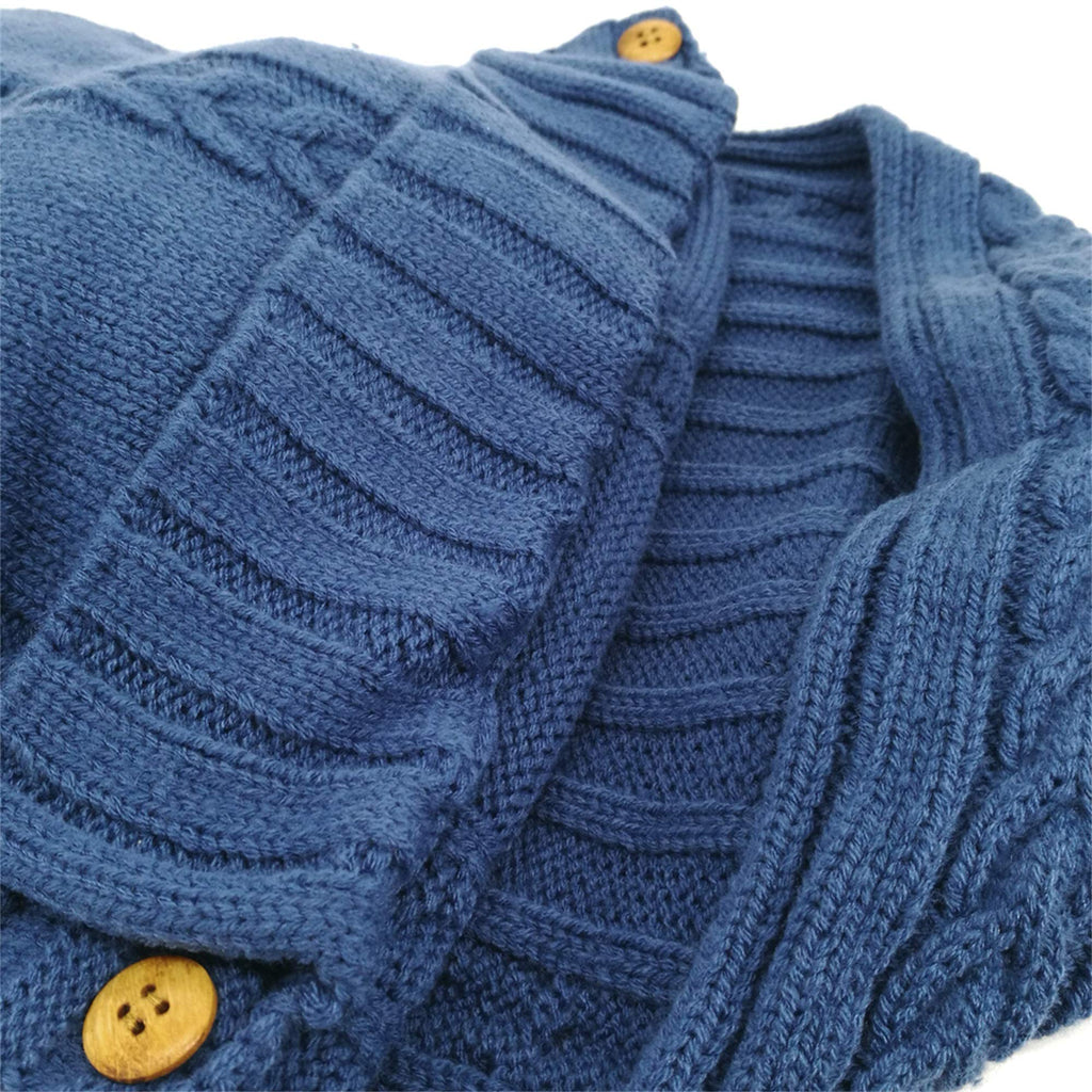 XMWEALTHY Newborn Baby Wrap Swaddle Blanket Knit Sleeping Bag Sleep Sack Stroller Wrap for Baby(Beige) (0-6 Month)