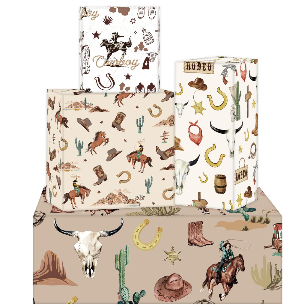 CRASHOT Christmas Wrapping Paper - 12 Sheet Black Girl Gift Wrapping Paper, Xmas Tree Santa Design for Party Birthday Holiday (Not Roll, 19.7 x 27.6 Inch)