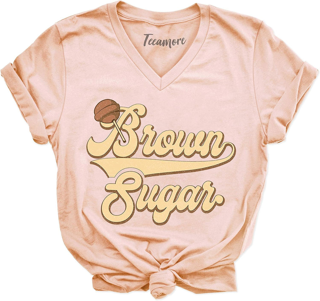 Brown Sugar Shirt Black Pride Tees Women Empowerment Gifts Melanin Queen Outfits