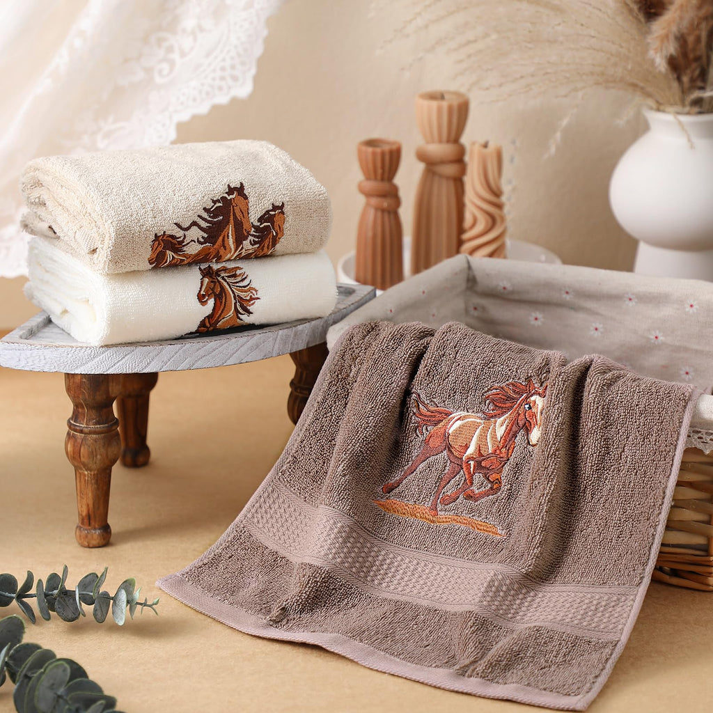 3 Pcs African Woman Hand Towels Black Girl African American Bathroom Home Decor Boho Decorative Farmhouse 100% Cotton Embroidered Towels for Bathroom Kitchen 13. 3 x 29. 5''