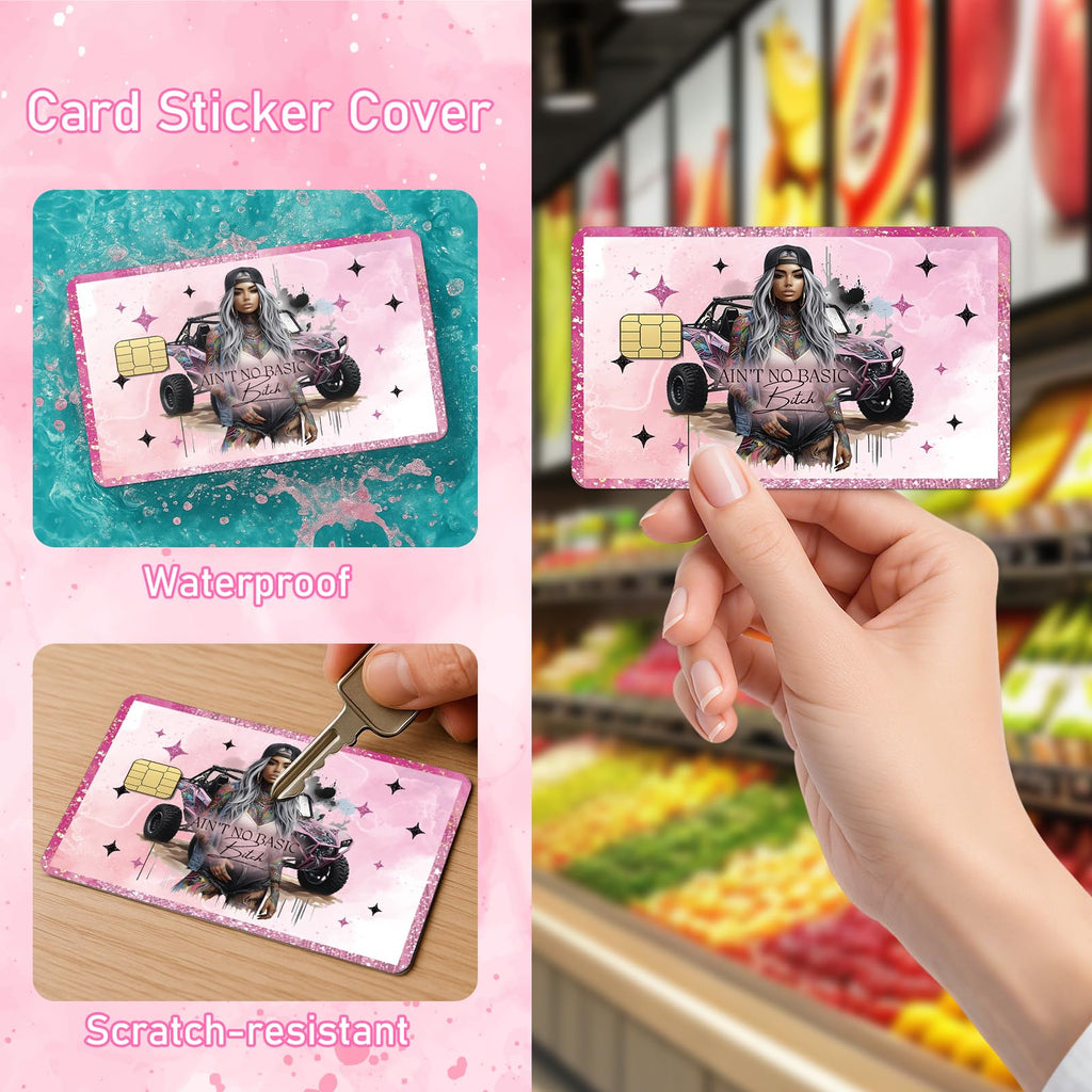 Black Girl Credit Card Skin - 4 Pcs Black Girl Pray On Debit Skin Stickers Love Like Jesus Cover Set for Transportation Key Debit Bus Cards Women