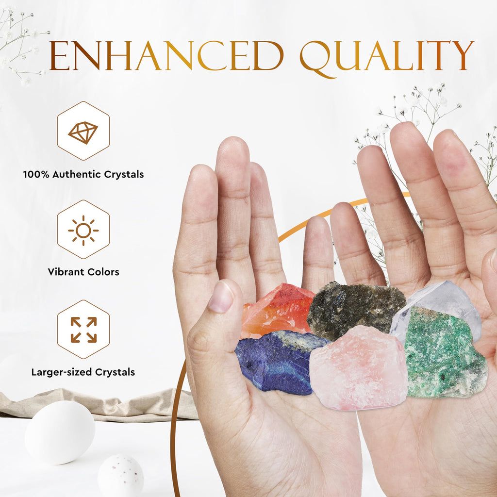 Bulk Crystals and Healing Stones 50 PCS - Real Mini Crystals for Spell Jars - Crystals for Witchcraft - Crystal Sets for Witchcraft Supplies - Real Crystal Witch Healing Crystals for Beginners Set