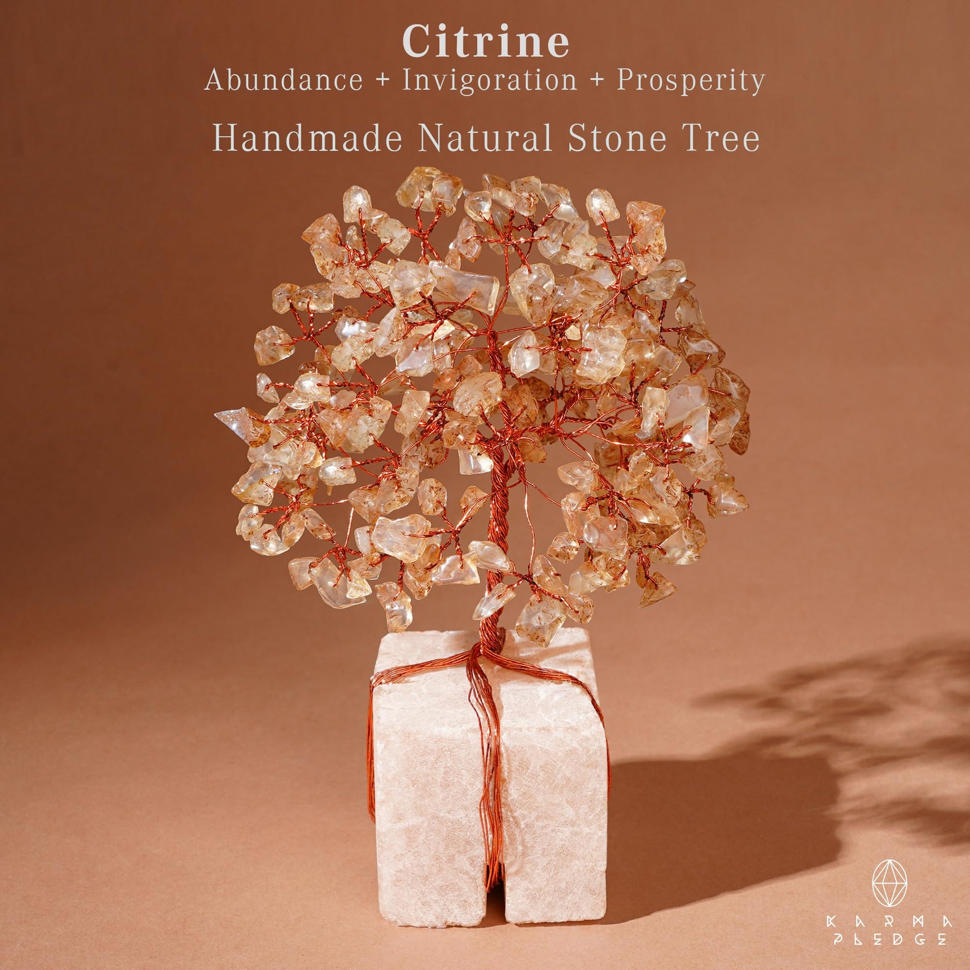 Crystal Tree of Life 7 Chakra Healing Crystals Trees for Home Decor, Office Desk Decor, Boho Decor, Handmade Bonsai Trees for Positive Energy, Money, Good Luck Birthday Gifts for Women, Mom