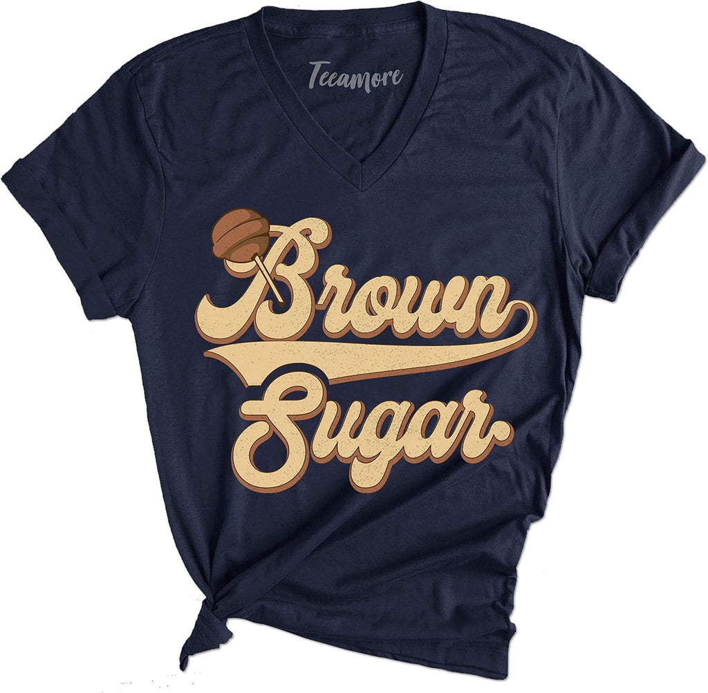 Brown Sugar Shirt Black Pride Tees Women Empowerment Gifts Melanin Queen Outfits