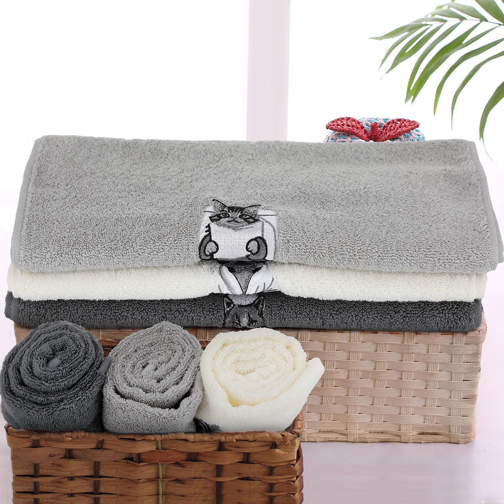 3 Pcs African Woman Hand Towels Black Girl African American Bathroom Home Decor Boho Decorative Farmhouse 100% Cotton Embroidered Towels for Bathroom Kitchen 13. 3 x 29. 5''