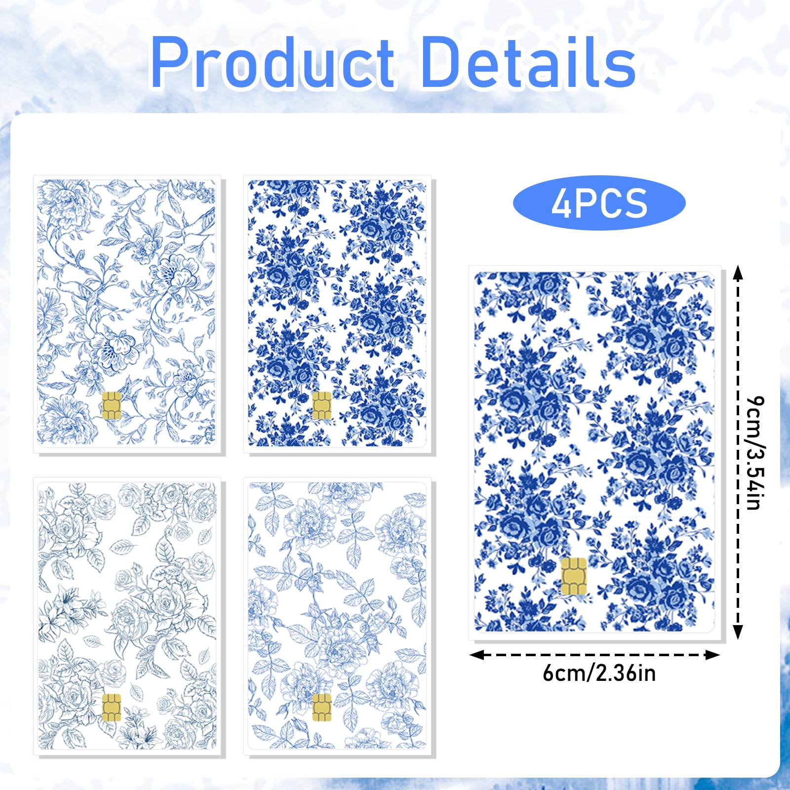 Credit Card Skin Stickers - 4 Pcs Black Women Debit Card Skin Stickers Cover Set, Affirmative Inspirational Black Girl Waterproof Removable Decals for DIY Transportation Cards