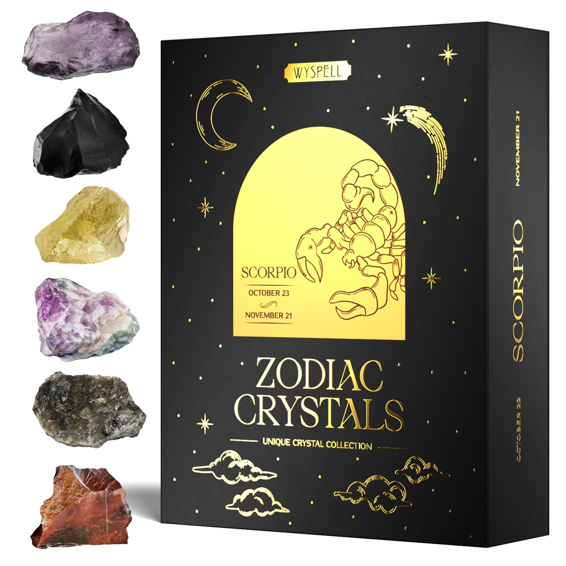 Bulk Crystals and Healing Stones 50 PCS - Real Mini Crystals for Spell Jars - Crystals for Witchcraft - Crystal Sets for Witchcraft Supplies - Real Crystal Witch Healing Crystals for Beginners Set