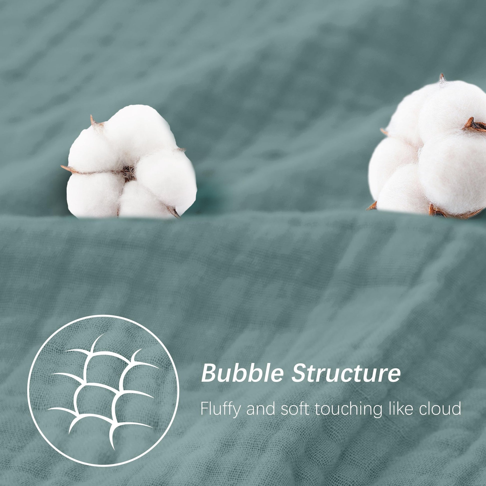 SWEET DOLPHIN Muslin Hooded Baby Bath Towels - 2 Pack 100% Cotton Towel for Babies, Infants, Toddlers - 32x32Inch - Highly Absorbent and Newborn Essential, Light Bean Paste