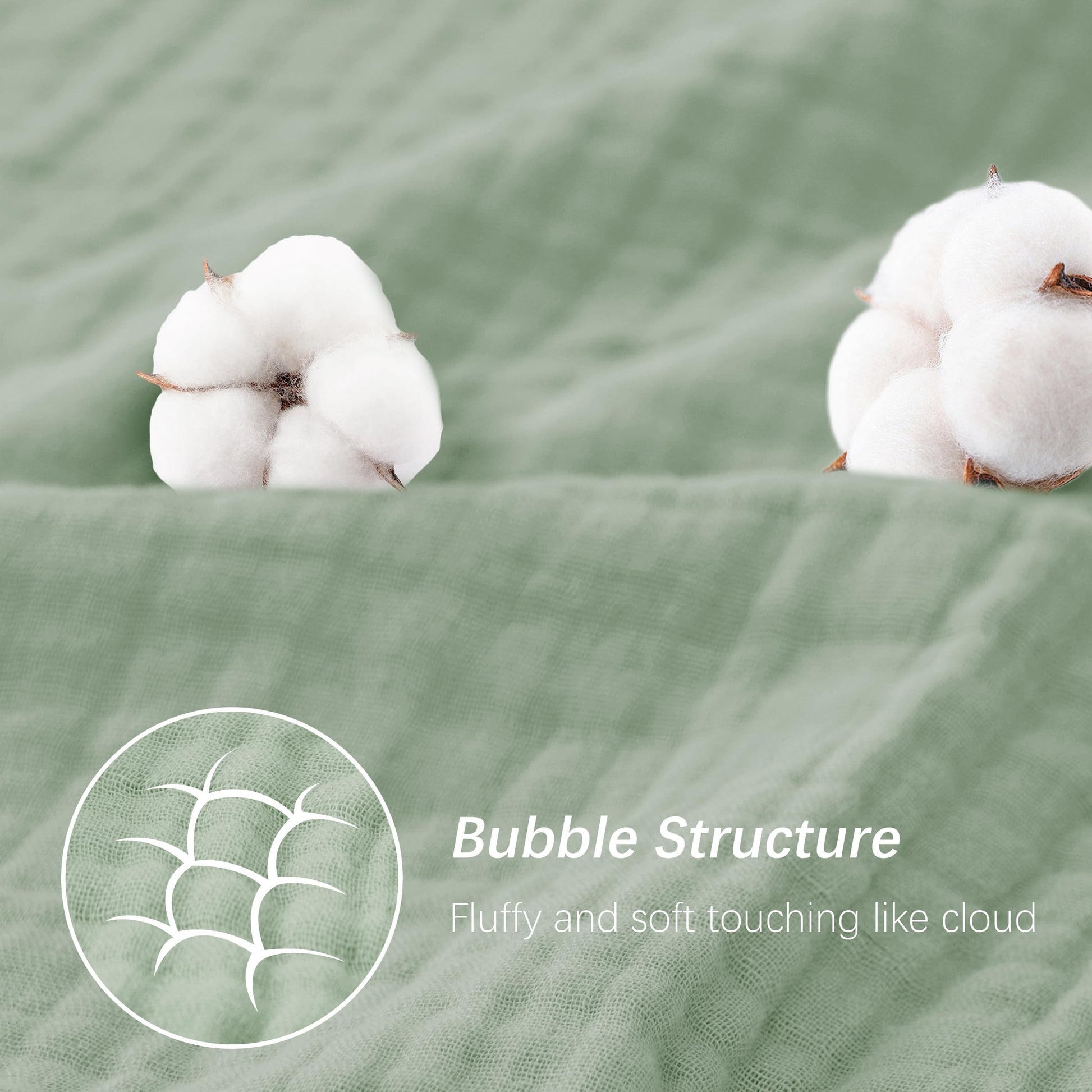 SWEET DOLPHIN Muslin Hooded Baby Bath Towels - 2 Pack 100% Cotton Towel for Babies, Infants, Toddlers - 32x32Inch - Highly Absorbent and Newborn Essential, Light Bean Paste