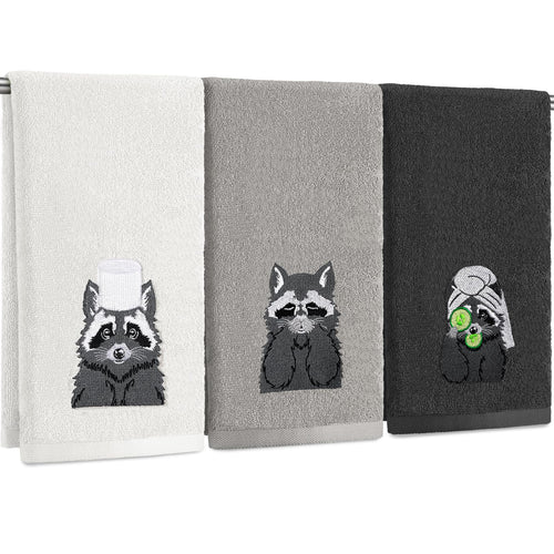 3 Pcs African Woman Hand Towels Black Girl African American Bathroom Home Decor Boho Decorative Farmhouse 100% Cotton Embroidered Towels for Bathroom Kitchen 13. 3 x 29. 5''