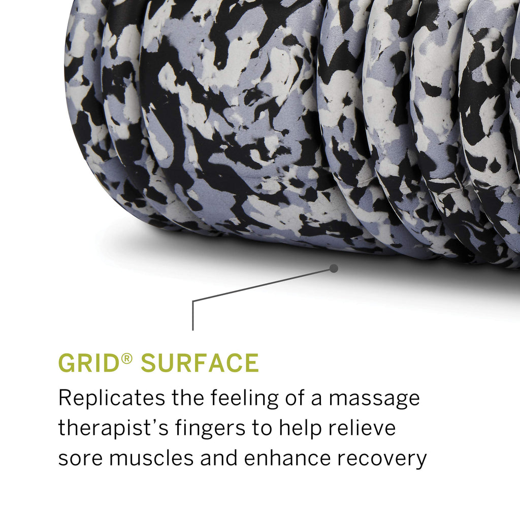 TriggerPoint Grid 1.0 Foam Roller - 13" Multi-Density Massage Roller for Deep Tissue & Muscle Recovery - Relieves Tight, Sore Muscles & Kinks, Improves Mobility & Circulation - Targets Key Body Parts