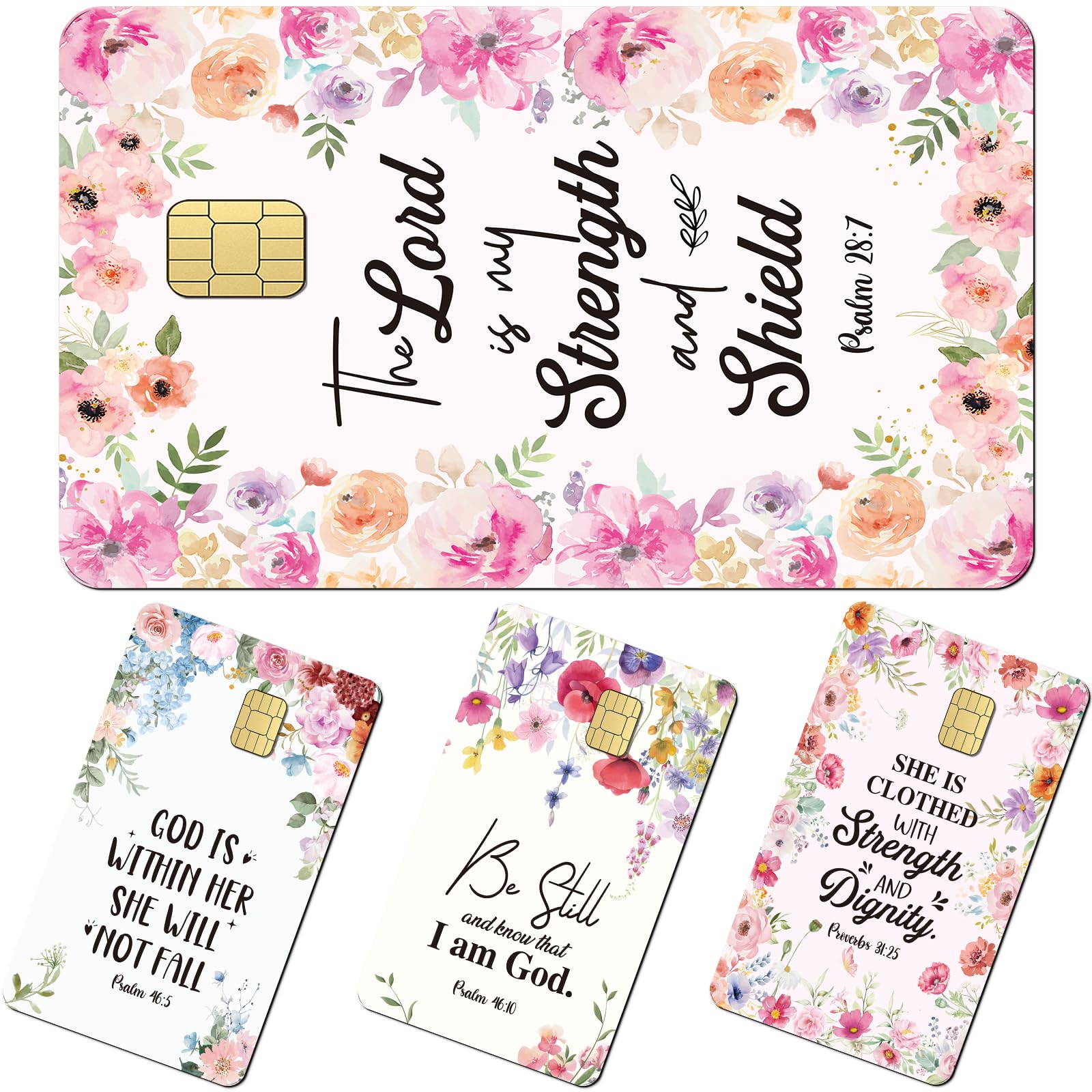 Black Girl Credit Card Skin - 4 Pcs Black Girl Pray On Debit Skin Stickers Love Like Jesus Cover Set for Transportation Key Debit Bus Cards Women