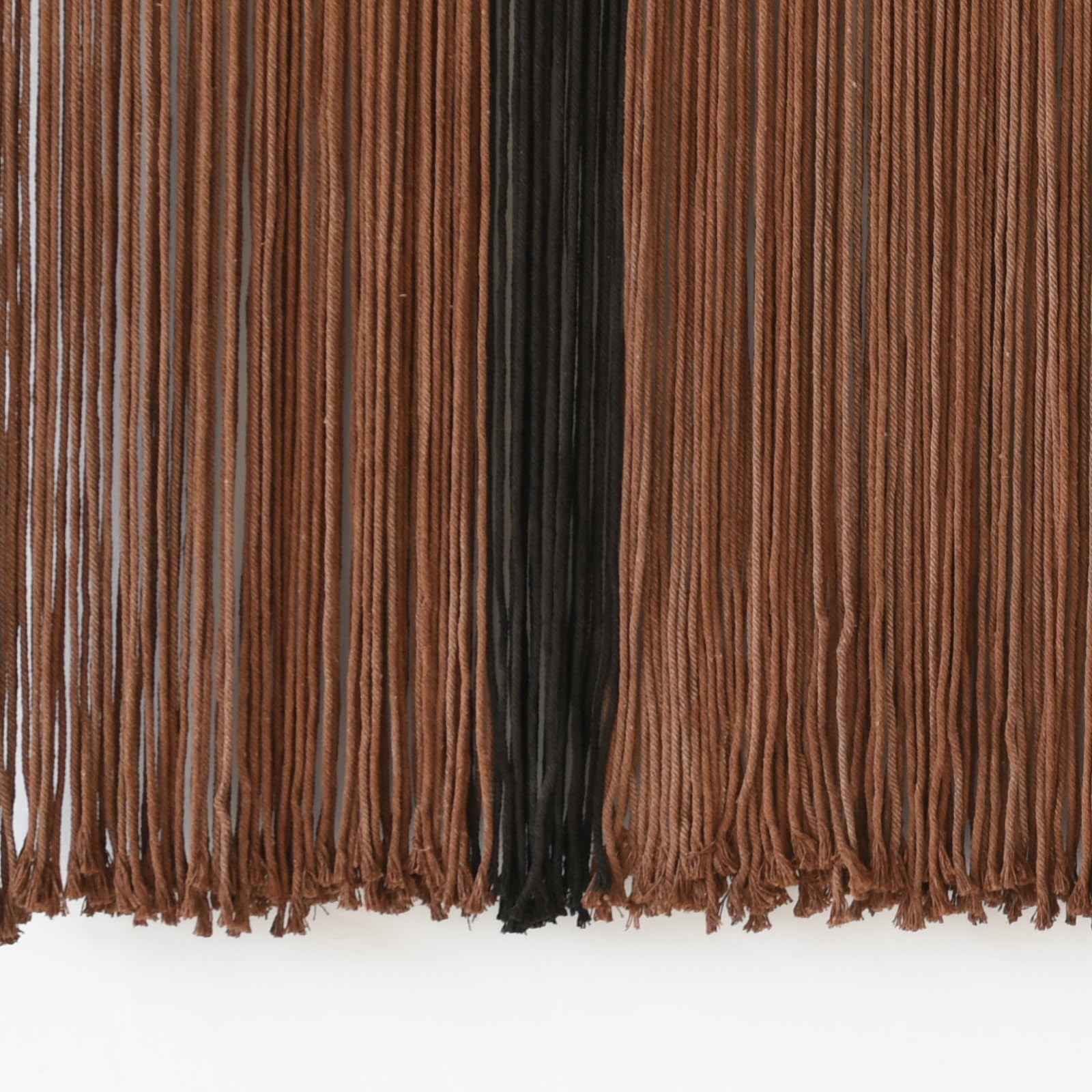 Flber Macrame Wall Hanging Tie-Dye Geometric Decor Large Scale Wall Art Statement Bohemian Yarn Tapestry Home Wall Decor 59''W*35''L