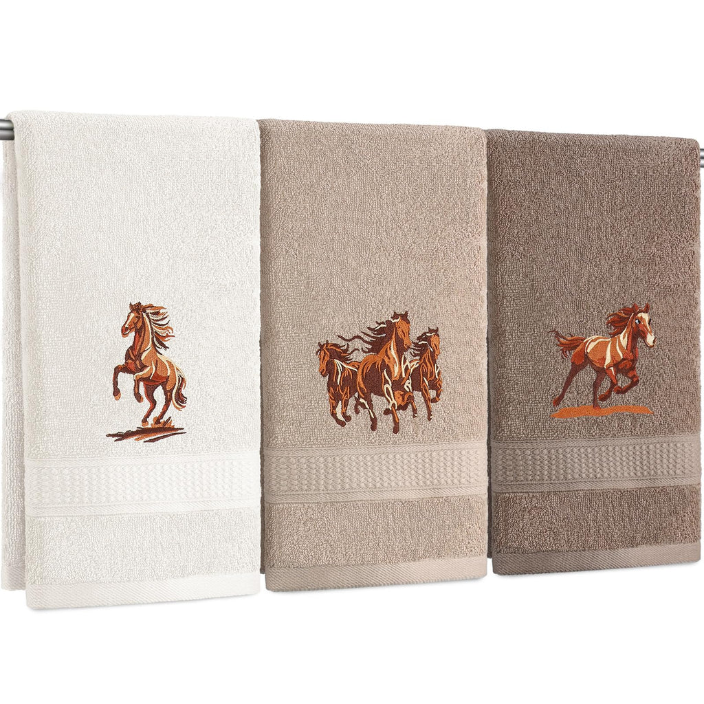 3 Pcs African Woman Hand Towels Black Girl African American Bathroom Home Decor Boho Decorative Farmhouse 100% Cotton Embroidered Towels for Bathroom Kitchen 13. 3 x 29. 5''