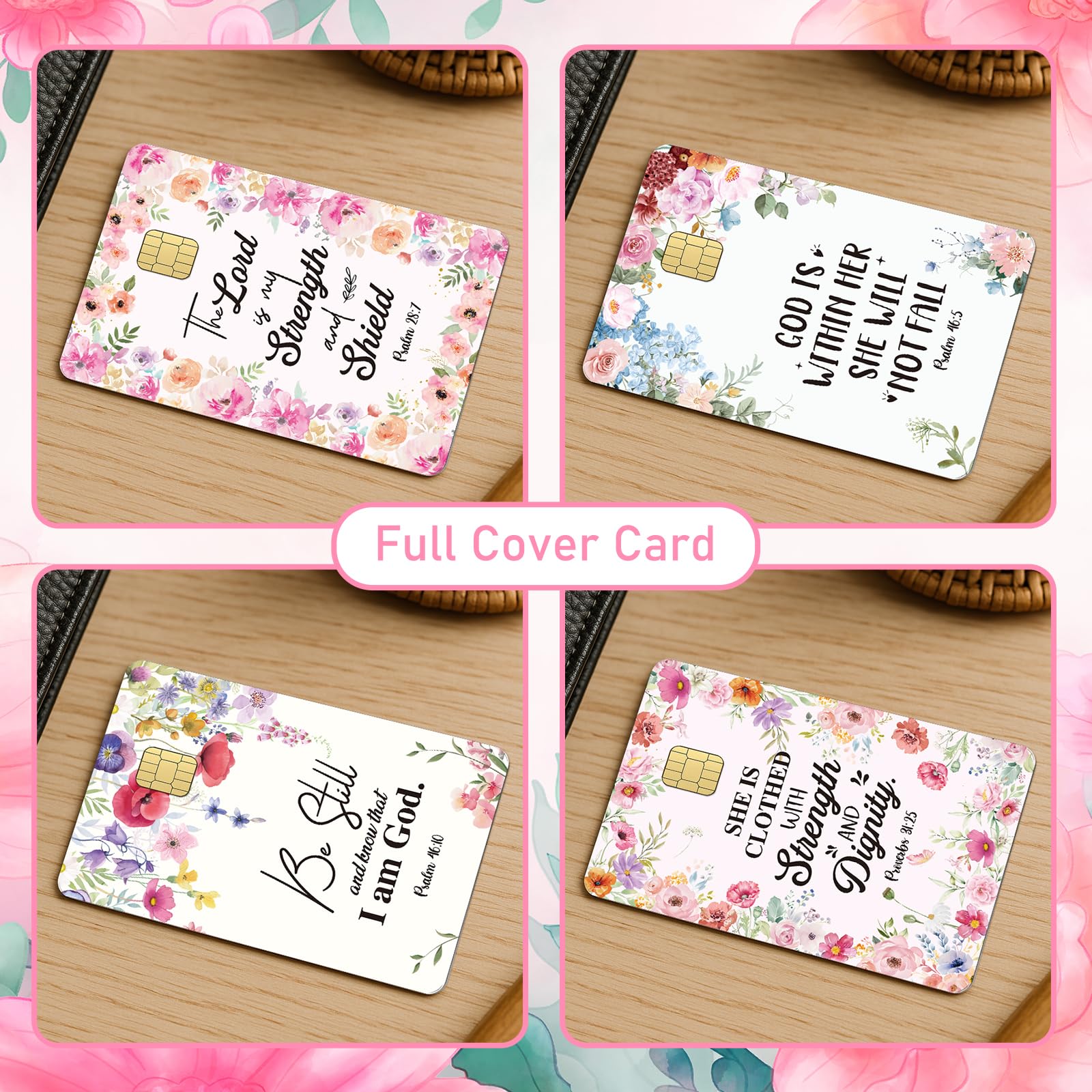 Black Girl Credit Card Skin - 4 Pcs Black Girl Pray On Debit Skin Stickers Love Like Jesus Cover Set for Transportation Key Debit Bus Cards Women