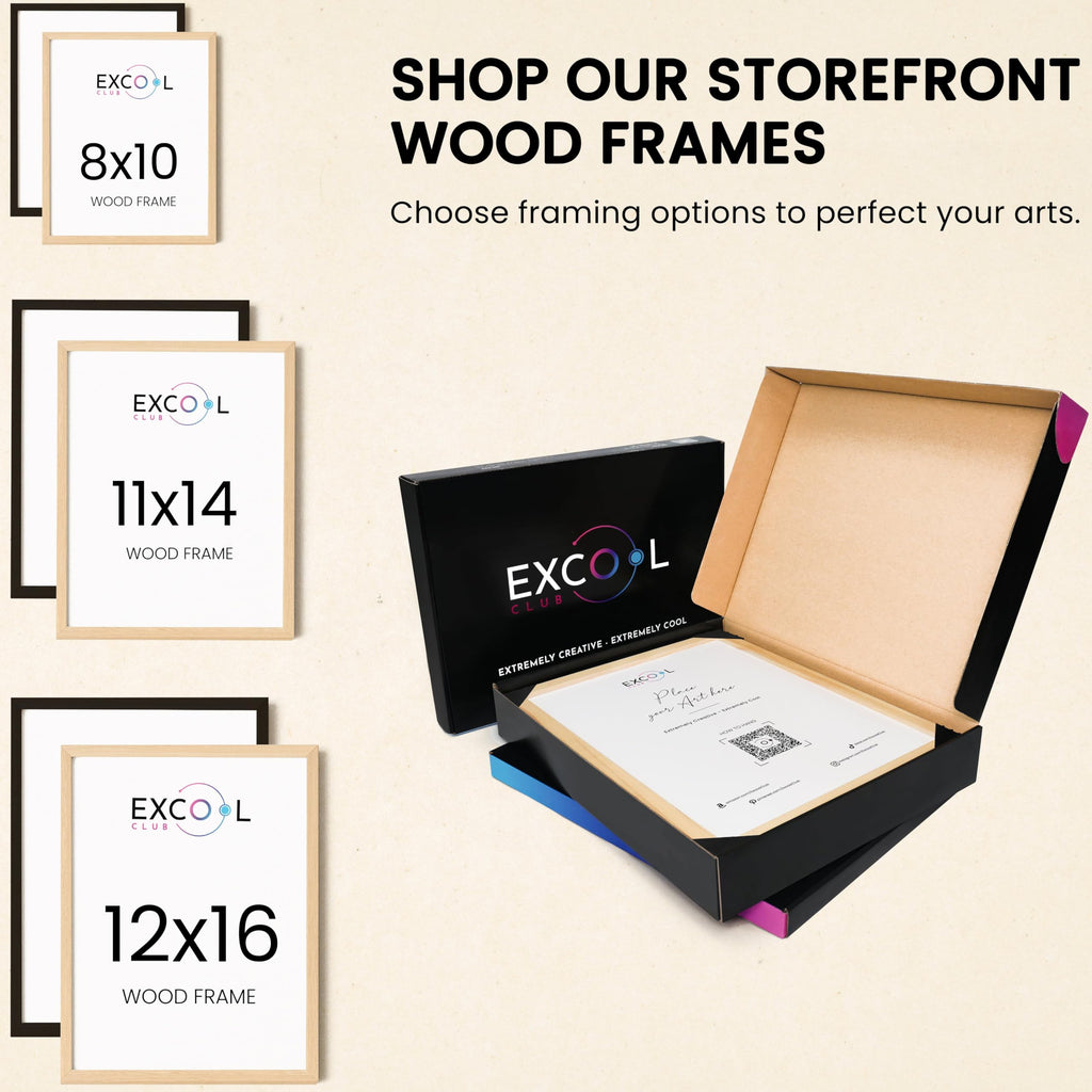 EXCOOL CLUB Black Girl Wall Art - 12x16 Boho Black Women Wall Art Decor, Black Woman Art Prints, Black Girls Paintings Posters, African American Pictures for Home Bedroom Decorations (UNFRAMED)